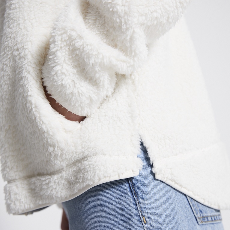 Teddy jacket "Cosy" Off white